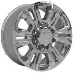 OE Wheels CV70B 22x8.5 8x180 +44mm Chrome Wheel Rim 22" Inch