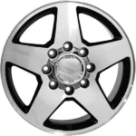 OE Wheels CV91A 20x8.5 8x6.5" +12mm Black/Machined Wheel Rim 20" Inch