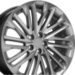 OE Wheels LX58 20x8 5x4.5" +30mm Hyper Silver Wheel Rim 20" Inch - Image 2