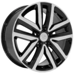 OE Wheels VW27 18x7.5 5x112 +51mm Black/Machined Wheel Rim 18" Inch