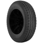 8-14.5 Power King Low Boy II Trailer 117/112J Load Range F Black Wall Tire
