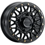 Raceline UTV A15GB Omega Beadlock 15x8 4x137 +0mm Gloss Black Wheel Rim 15" Inch