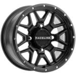 Raceline UTV A94B Krank 14x7 4x110 +10mm Satin Black Wheel Rim 14" Inch