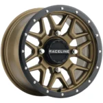 Raceline UTV A94BZ Krank 14x7 4x110 +10mm Bronze Wheel Rim 14" Inch