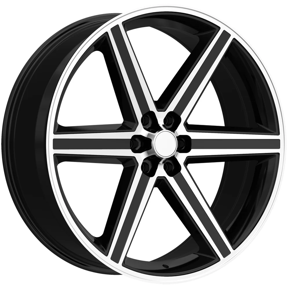 replica-148bm-iroc-6-black-machined-eclipse-1_4753e17c-ad5c-49c4-aa76-4cbcf875b108_994x994 Strada Replicas R202 Silverado 24x10 6x5.5" +31mm Chrome Wheel Rim 24" Inch - Image 1