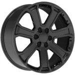 OE Performance 166B 24x10 6x5.5" +24mm Gloss Black Wheel Rim 24" Inch