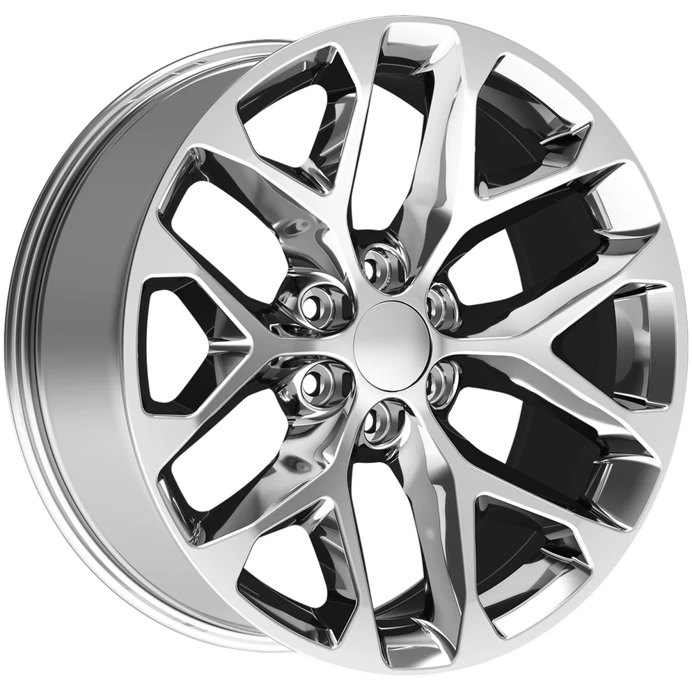 replica-176c-gm-snowflake-chrome-6-lug-1_585a8cfd-0c22-4a67-8743-60631ebfb6cb_994x994 OE Performance 176C 24x10 6x5.5" +24mm Chrome Wheel Rim 24" Inch - Image 1