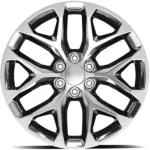 Strada Replicas R176 Snowflake 22x9 6x5.5" +31mm Chrome Wheel Rim 22" Inch