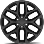 Strada Replicas R176 Snowflake 22x9 6x5.5" +24mm Gloss Black Wheel Rim 22" Inch - Image 2