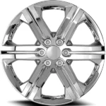 Replica 1 RP13 22x9 6x5.5" +24mm Chrome Wheel Rim 22" Inch - Image 2