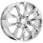 Strada Replicas R202 Silverado 24x10 6x5.5" +31mm Gloss Black Wheel Rim 24" Inch