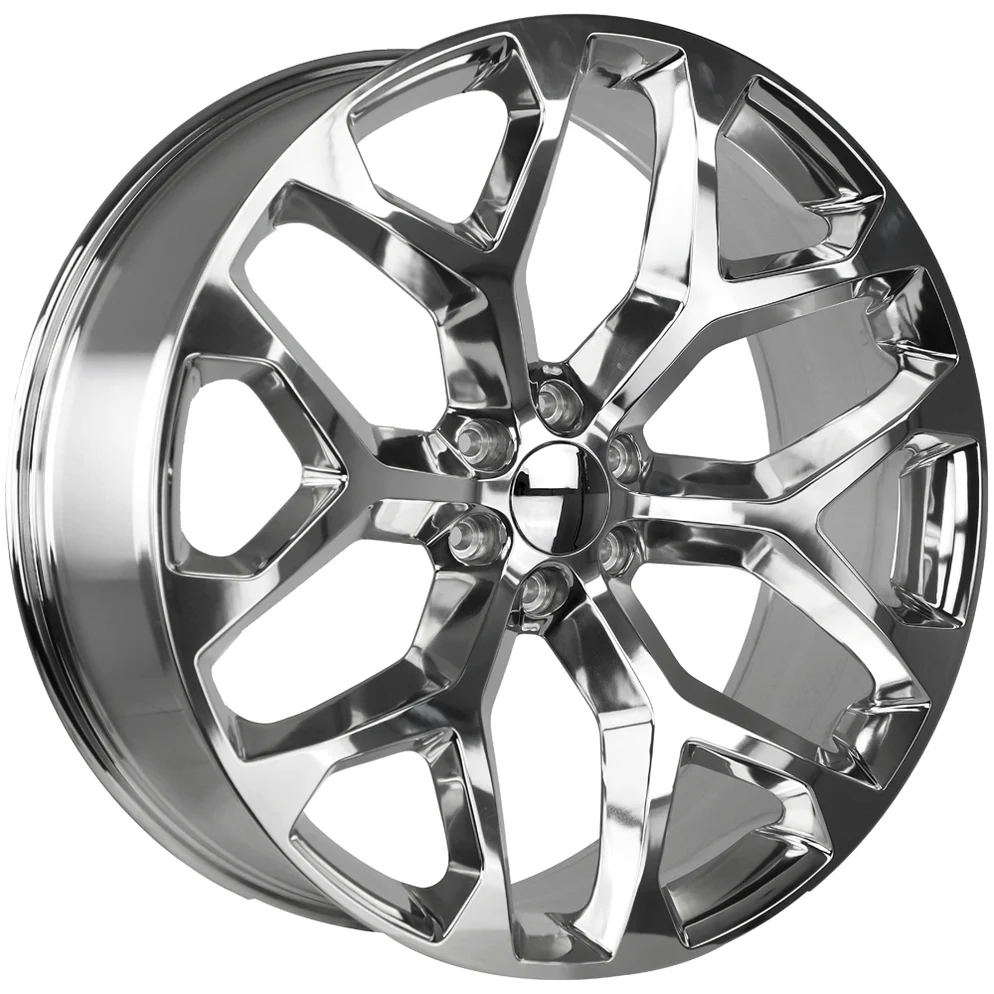 replica-r176-snowflake-polished_594da6c6-70a8-451d-83a7-3fc1de17a0ab_994x994 Strada Replicas R176 Snowflake 24x10 6x5.5" +31mm Polished Wheel Rim 24" Inch - Image 1