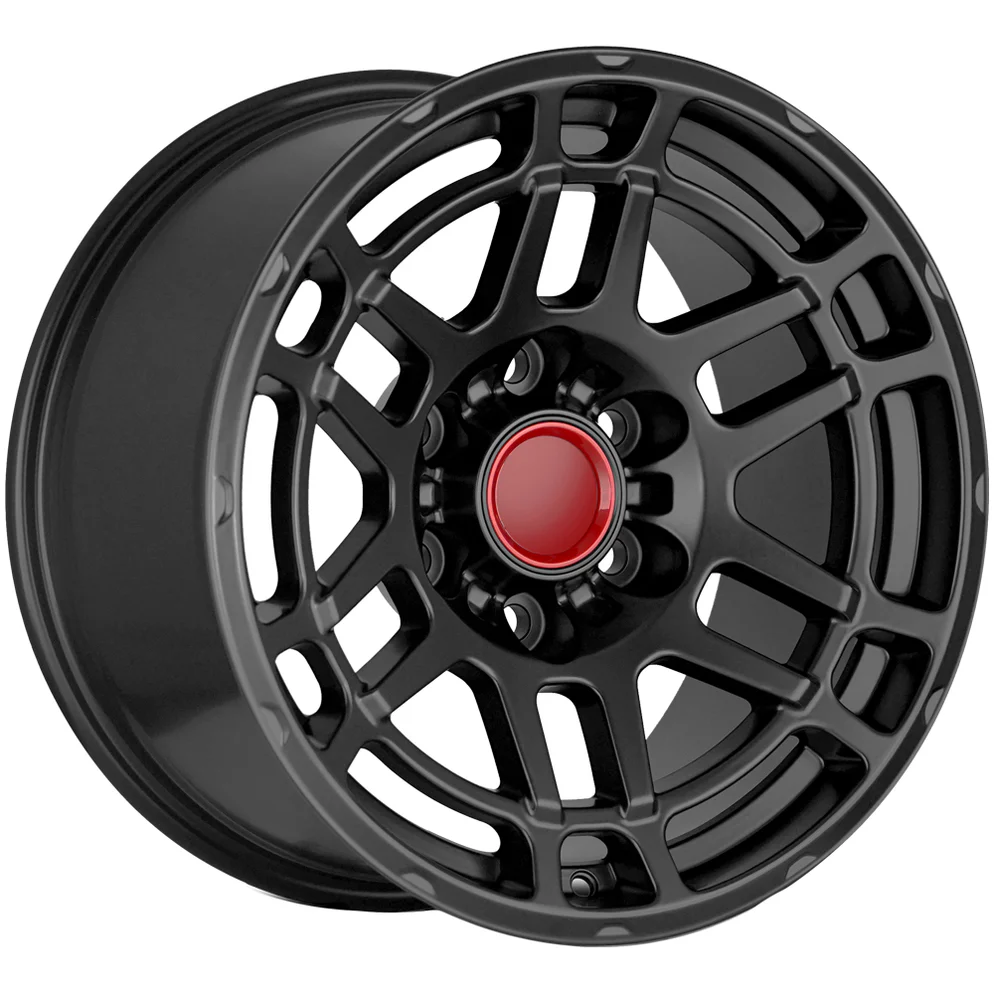 replica-trd-6-sb-toyota-satin-black-1_9c001b9c-3b3f-4cac-88f9-028ce0a90012_994x994 OE Concepts TRD6 17x9 6x5.5" +0mm Satin Black Wheel Rim 17" Inch - Image 1
