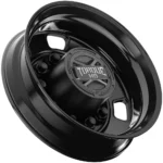 Torque HD TW642F Luxe 22.5x8.25 10x285.75 Satin Black-Rear Wheel Rim 22" Inch