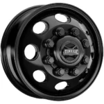 Torque TW412C Revolver Dually 17x6.5 8x200 Satin Black-Front Wheel Rim 17" Inch
