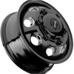 Torque TW512C Revolver Dually 16x6 6x180 Black/Milled-Front Wheel Rim 16" Inch - Image 2