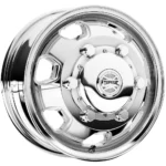 Torque TW537C Rodeo Dually 16x6 6x205 +110mm Polished-Front Wheel Rim 16" Inch