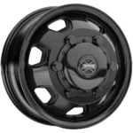 Torque TW537C Rodeo Dually 16x6 6x205 Satin Black-Front Wheel Rim 16" Inch