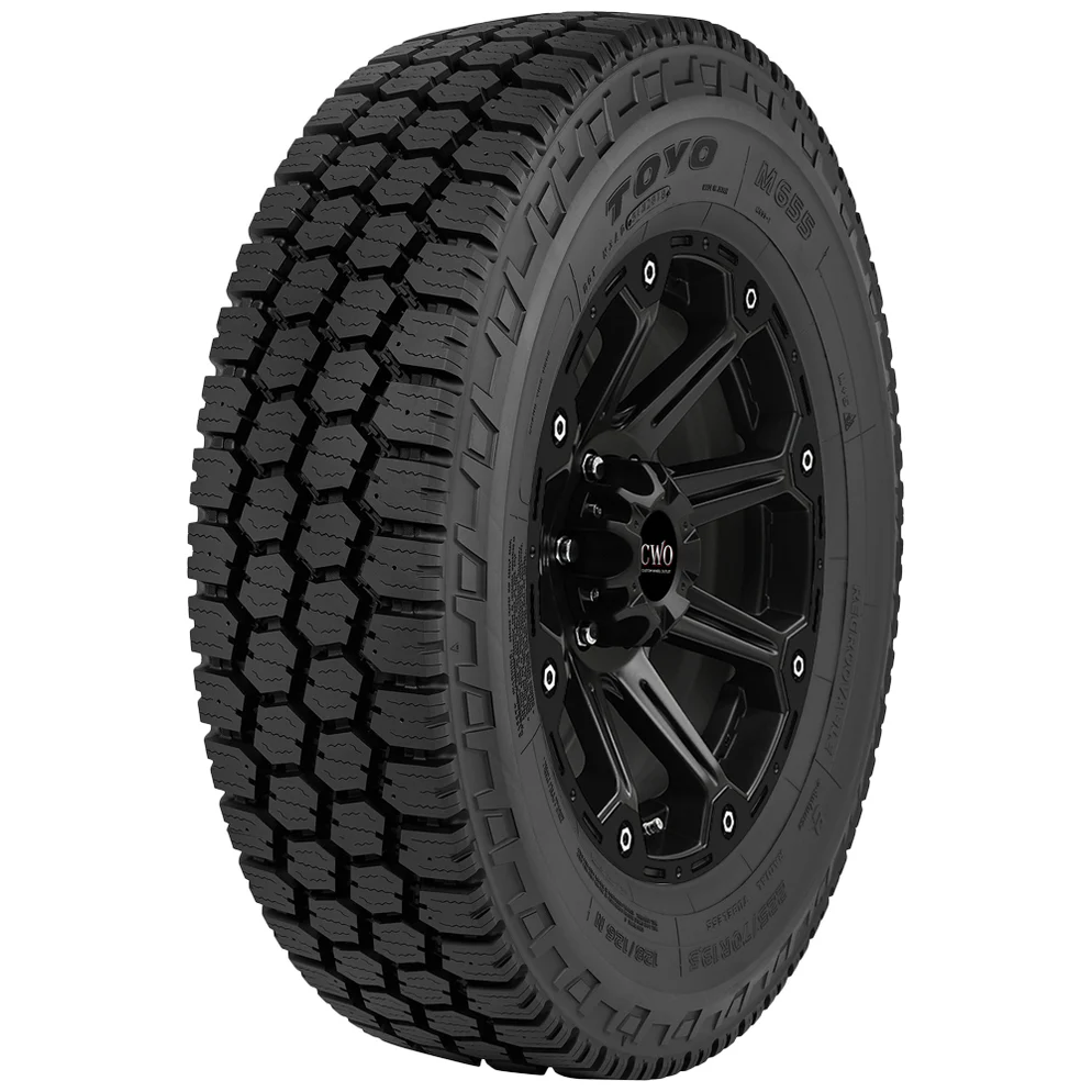 toyo-m655_6e1e1a82-4533-4907-8d19-9f46aa4a574e_994x994 265/70R19.5 Toyo M655 140/138N LRG Black Wall Tire - Image 1
