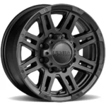 Ultra 226 Machine Trailer 16x6.5 8x6.5" +0mm Satin Black Wheel Rim 16" Inch