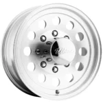 (Set of 4) Pacer 62 Smooth Mod Trailer 16x6 8x6.5" +0mm Machined Wheels Rims - Image 3