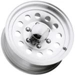 (Set of 4) Ultra 62 Smooth Mod Trailer 15x6 5x4.5" +0mm Machined Wheels Rims - Image 2