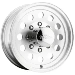 (Set of 4) Ultra 62 Smooth Mod Trailer 15x6 5x4.5" +0mm Machined Wheels Rims - Image 3