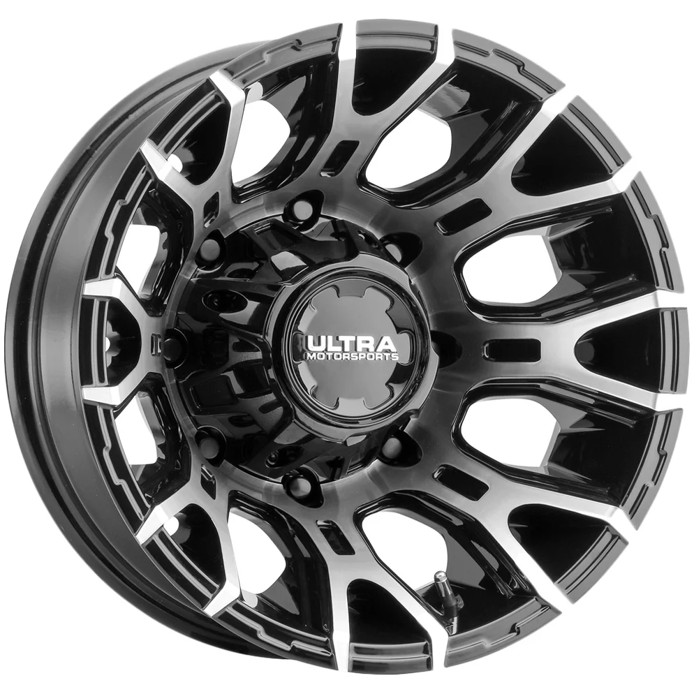 ultra-scorpion-dually-rear-black-machined-8-lug-1_64b4e2fa-dc3b-4d1b-94e1-e16a22bae8ae_994x994 Ultra Scorpion Dually Rear 17x6.5 8x200 -140mm Black/Machined Wheel Rim 17" Inch - Image 1
