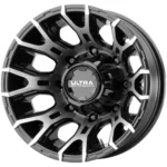Ultra Scorpion Dually Rear 17x6.5 8x200 -140mm Black/Machined Wheel Rim 17" Inch - Image 2
