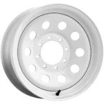 Unbranded Trailer Mod 16x6 8x6.5" +0mm White Wheel Rim 16" Inch