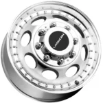 Vision 181 Hauler Dually Front 17x6.5 8x6.5" Machined Wheel Rim 17" Inch - Image 2