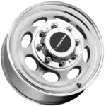 Vision 181 Hauler Dually Front 19.5x6.75 8x6.5" Machined Wheel Rim 19" Inch - Image 2