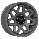 Vision 416 Se7En Trailer 17x7 5x4.5" +0mm Gunmetal Wheel Rim 17" Inch