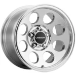 (Set of 4) Vision 56VT Midway Trailer 13x4.5 5x4.5" +0mm Polished Wheels Rims - Image 4