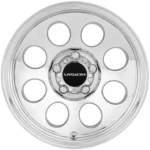(Set of 4) Vision 56VT Midway Trailer 13x4.5 5x4.5" +0mm Polished Wheels Rims - Image 3