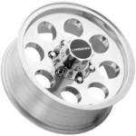 (Set of 4) Vision 56VT Midway Trailer 16x7 6x5.5" -12mm Polished Wheels Rims - Image 2