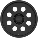 (Set of 4) Vision 56VT Midway Trailer 13x4.5 5x4.5" +0mm Satin Black Wheels Rims - Image 2