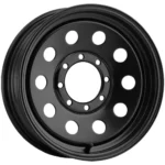 Vision 70 Trailer Mod 16x6 8x6.5" +0mm Black Wheel Rim 16" Inch