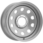 Vision 70 Trailer Mod 15x6 6x5.5" +0mm Silver Wheel Rim 15" Inch