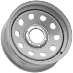 Pacer 229S Modular Trailer 15x6 6x5.5" +0mm Silver Wheel Rim 15" Inch - Image 2