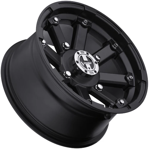 vision-utv-393-lockout-matte-black-4-lug-1_c35404ec-bda3-42f9-b4c6-1f978eab84e3_500x500 Vision UTV 393 Lockout 14x7 4x110 +2.5mm Matte Black Wheel Rim 14" Inch - Image 1